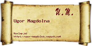 Ugor Magdolna névjegykártya